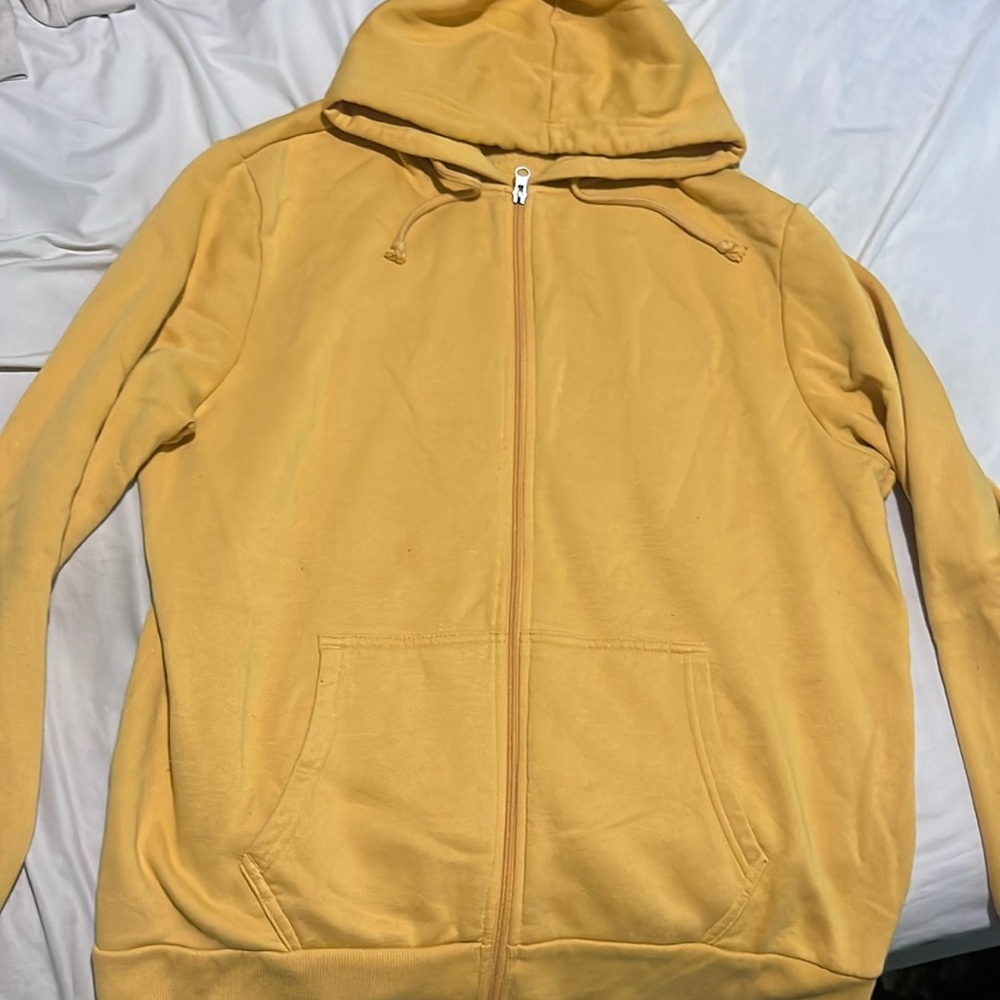 Yellow hoodie